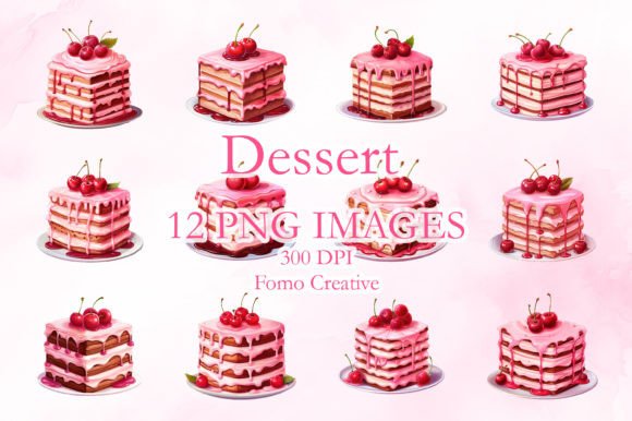 Bring Sweetness to Your Designs with Dessert Illustrations