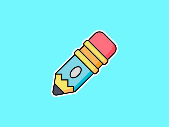 Charming School Pencil Illustrations for Creative Projects