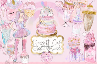 Desset Cafe Clipart Illustrations: Sweeten Your Designs