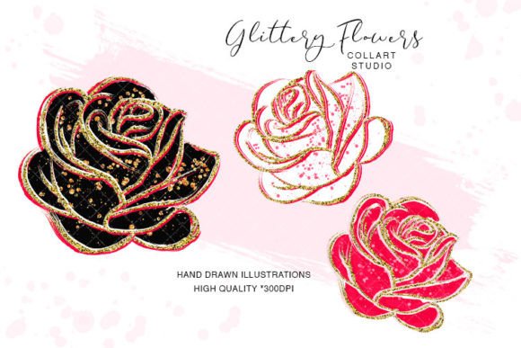 Elevate Your Projects with Hand Drawn Flowers Clipart