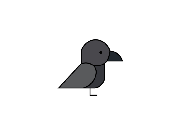 Enchanting Halloween Crow Illustrations: Versatile Design Assets