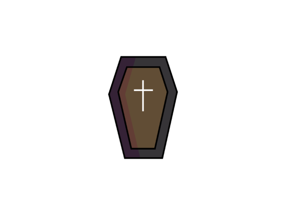 Halloween Coffin Illustrations: A Design Asset for Year-Round Projects
