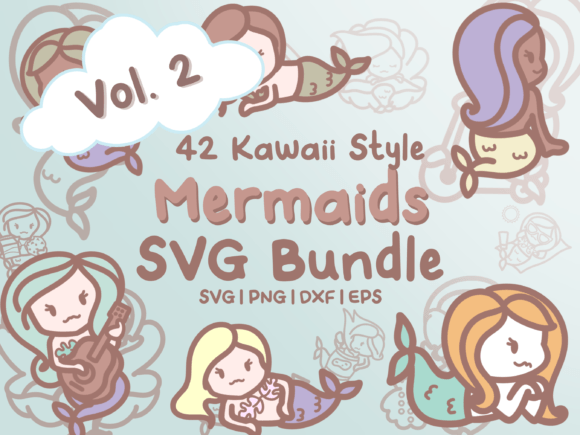 Mermaids Vol. 2 SVG Illustrations: A Creative Asset Review