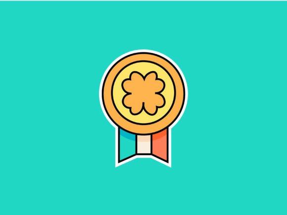 St. Patrick Medal Illustrations: Festive Design for Every Project